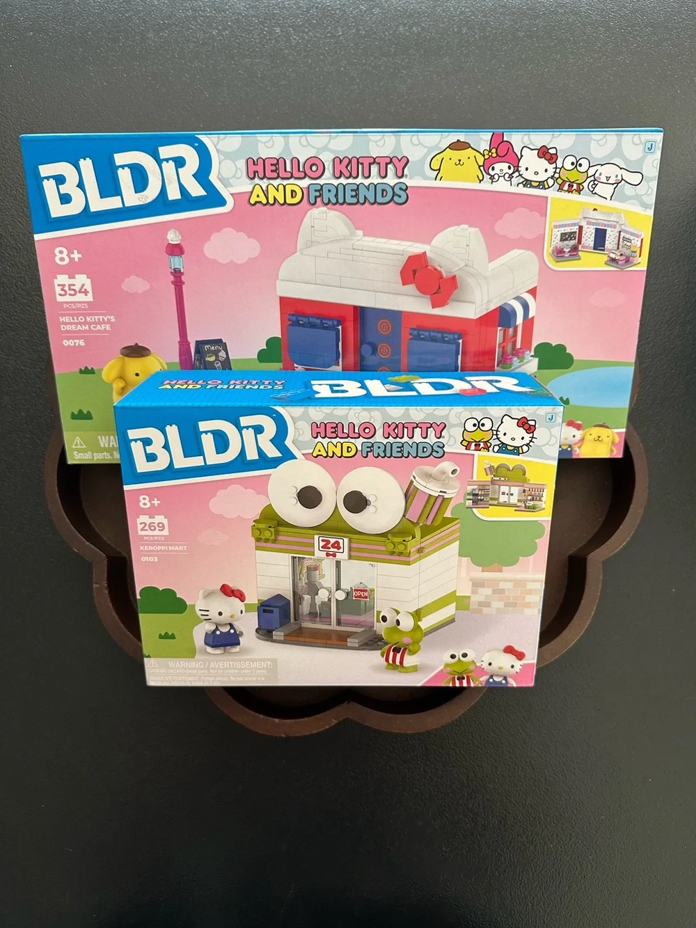 BLDR Hello Kitty & Friends Building Set of 2 269 & 354 Pieces
